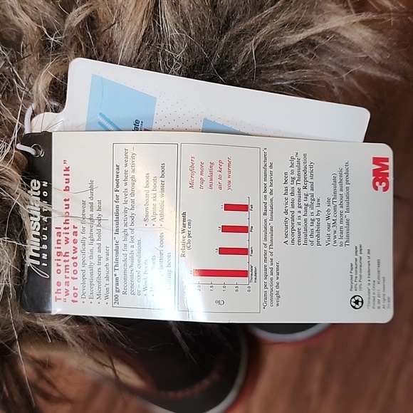 OLD NAVY WOMEN THINSULATE LACE UP WINTER BOOTS w/FAUX FUR TRIM SIZE 7. - Picture 7 of 8